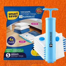 blend buzz Moisture Proof XL Jumbo Vacuum 165 Storage Bags Space Saving Travel Storage Vacuum Bags-picture-20