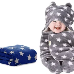 Printed Crib Fleece Blanket forAC Room-image-52