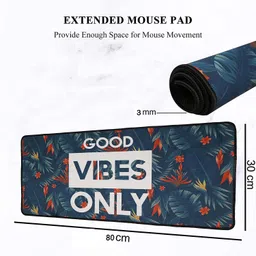 OCEANEVO Extended Large Mouse Pad XXL , Desk Mat for Laptop & Computer - 80 x 30 x 0.3 cm Non Slip Base Mousepad image 2