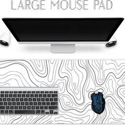 Saco Extended Gaming Mouse Pad for PC | Large Desk Mat 900×400×3mm Non Slip Base Mousepad image 4