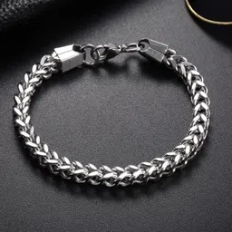 meenaz Metal, Alloy, Steel, Stainless Steel Platinum, Rhodium, Silver Bracelet Set-picture-21