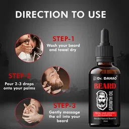 dr. dahao "Grow Your Confidence: Our Beard Growth Oil Solution" Hair Oil image 4