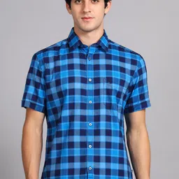 parx Men Slim Fit Checkered Casual Shirt-picture-10