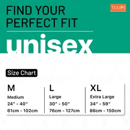 tulips Unisex, Large Size (76-127 cm Waist I 30"- 50" inches), Wetness Indicator Adult Diapers - L image 3