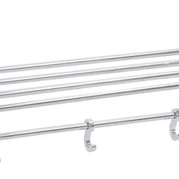 aquieen 18-Inch Towel Rack in Chrome Finish and Made of Heavy SS304 - Compel 18 inch 5 Bar Towel Rod image 1