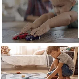 crazybuy Die-Cast Unbreakable Mini Alloy Metal Car Mini Series Pull Back Action Car Set 6 image 5