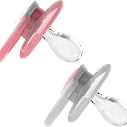 dr. brown's Advantage Glow in The Dark 2 Piece Stage 2 Pacifie (Pack of 2, Pink) Soother image 2
