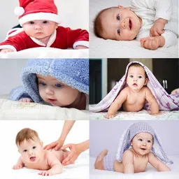 kartmen Set of 6 Cute Baby Combo Posters | Smiling Baby Poster | Poster for Pregnant Women | HD Baby Wall Poster for Room decor (12x18-Inch, 300GSM Photo Paper,) Paper Print-picture-16