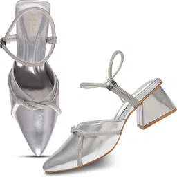 jm looks Women Heels Sandal image 3