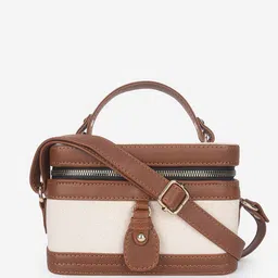 yelloe Colourblocked Bucket Sling Bag image 1