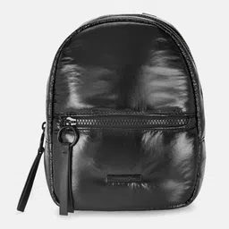 Forever Glam by Pantaloons Black PU Structured Sling Bag-picture-23