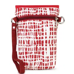 Spice Art Abstract Printed Canvas Sling Bag image 3