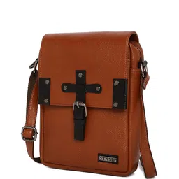 Stamp Leather Sling Bag image 4