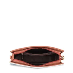 Metro Floral Printed Structured Sling Bag image 4