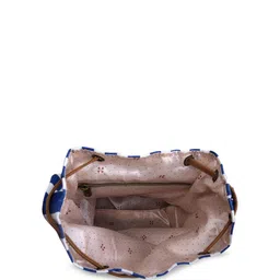 Mast & Harbour Blue & White Striped Ergonomic Bag image 4