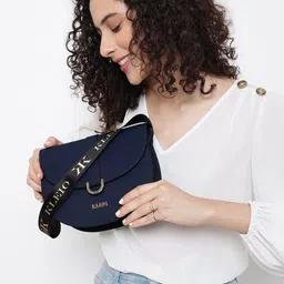 KLEIO Vegan Structured Saddle Shoulder Bag-picture-16