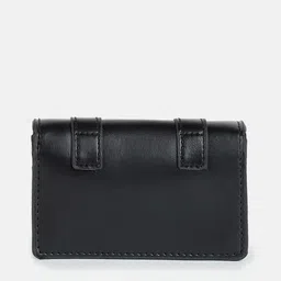 HAUTE SAUCE by Campus Sutra  PU Buckle Detailed Structured Sling Bag image 5