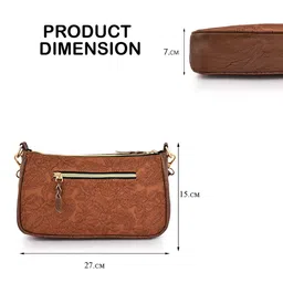 DressBerry Textured Structured Sling Bag image 5