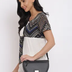 KLEIO Half Moon Structured Sling Bag-picture-52