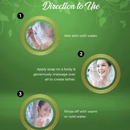 COROnation Herbal Set of 5 Green Tea Luxury Soaps - 100 g Each image 4