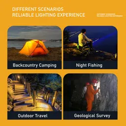 Care 4 5Led Super Bright Waterproof High Power Headlamp Flashlight Rechargeable Torch (Black, 10 cm, Rechargeable) image 3