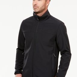 FORCLAZ By Decathlon Men Black Softshell Windproof Warm Hiking and Trekking Bomber Jacket-picture-24