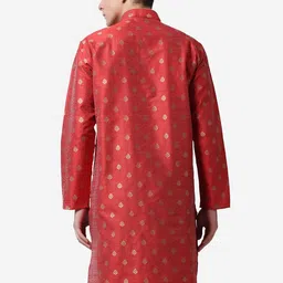ROYAL KURTA Men Ethnic Motifs Jacquard Indie Prints Kurta image 5