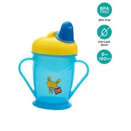 Mee Mee Easy Grip Sipper Cup with Twin Handle (180 ml, Blue) image 5