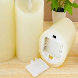 Kuber Industries 12Pcs White & Yellow LED Battery Candles For Home Decoration-picture-27