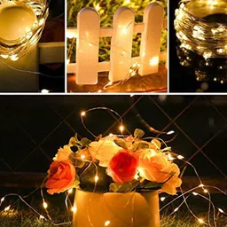 Homesake Yellow 2 Pieces Copper 100 LED Waterproof String Lights image 5