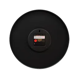 RANDOM Gold Toned & White Printed Contemporary Round Wall Clock image 2