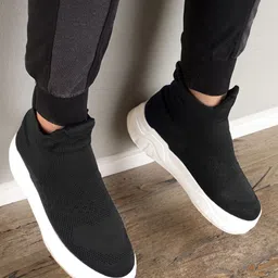 Bxxy Men Elevator Mesh Mid-Top Running Shoes-picture-35