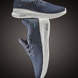ASIAN Men Navy Blue Mesh Running Non-Marking Shoes-picture-17