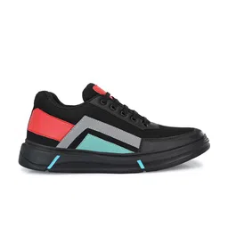 Mast & Harbour Men Black Colourblocked Sneakers image 5