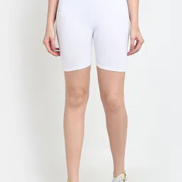 Jinfo Women Pack of 3 Cotton Sports Shorts image 2