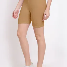 Jinfo Women Pack of 3 Cotton Sports Shorts image 3