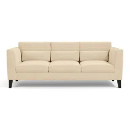 urban ladder create Lewis 3 Seater Fabric Sofa in Birch Beige Colour-picture-19