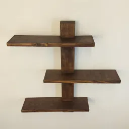 symplify Felicia Wooden Wall Shelf Organiser image 12