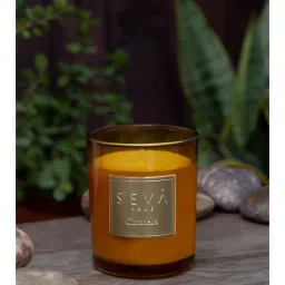 SEVA HOME Yellow Signature Scented Candle - Citronella-image-83
