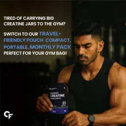 Carbamide Forte Creatine Mono hydrate Powder | Micronized Monohydrate Creatine 103gm | Micronized Monohydrate Supplement for Lean Muscle, Strength & Energy - Unflavoured - 33 Servings - 103g image 5