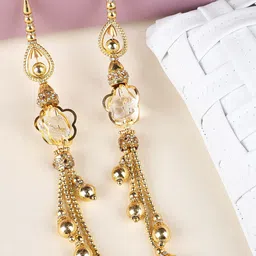 ANIKAS CREATION Set Of 2 Crystals Studded & Beaded Waist Latkans Saree Accessories-picture-40