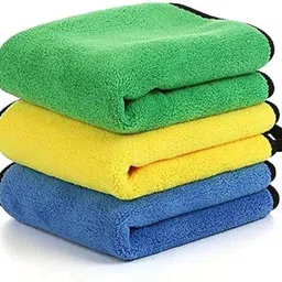 homnix Microfiber Cleaning Towel Cloth 40x40cms 600 GSM Highly Absorbent Dust Lint Free Wet and Dry Microfiber Cleaning Cloth image 1