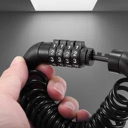 anyride Universal bike New Advance Heavy Duty Digital Number Lock - Universal Combination Cable Lock Spiral Lock, Cable Lock, Combination Lock-picture-32
