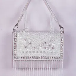 naizoo Red, White Women Clutch Luxury bridal clutch-picture-10