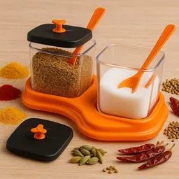 dite DINING STAND FOR MASALA,SALT,TEA,HALDI AND OTHERS (PACK OF 1) Kitchen Tool Set image 2