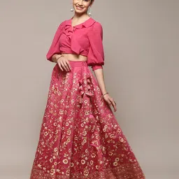 Biba Woven Design Ready to Wear Lehenga Choli image 5