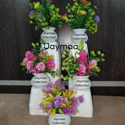jaymaa collection Multicolor, Purple Wild Flower Artificial Flower with Pot-picture-15