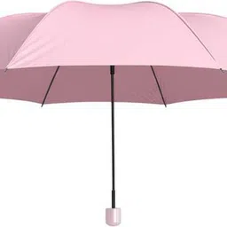 s priyanka traders 3 Fold Umbrella, Rain/UV sunlight protection [Pink, Pack of 1] , Umbrella Umbrella-picture-25
