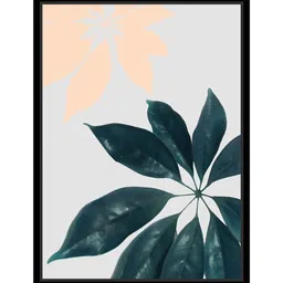 art street Canvas Framed Black Floral Art Print image 3