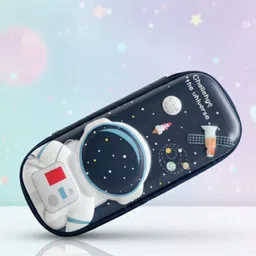 ygoyalandco 3D Astronaut Pencil Box – EVA Zipper Case for Boys & Girls, Durable & Cute Geometry Box-picture-32